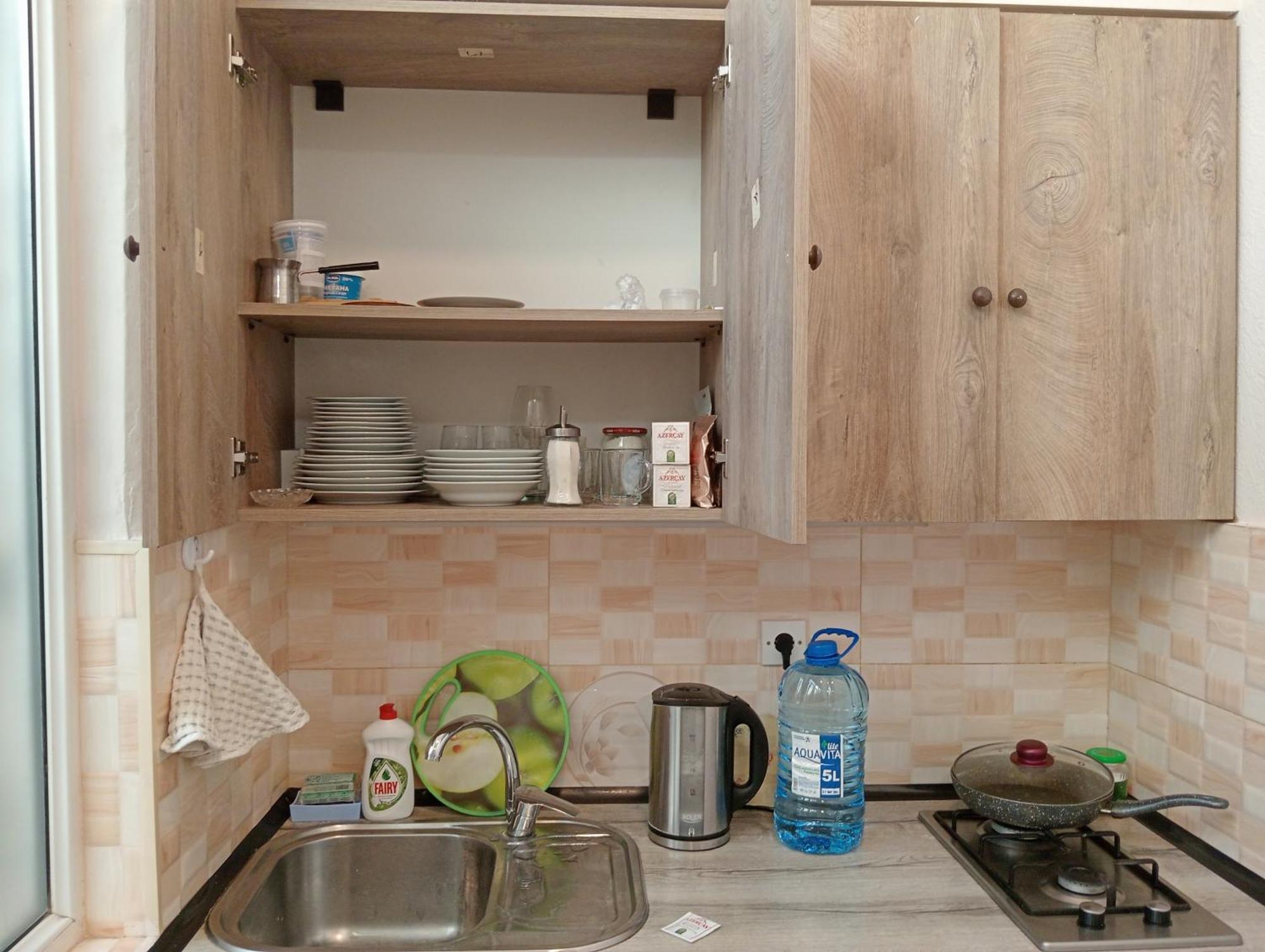 Apartment On The Delara Aliyeva Street Baku Bagian luar foto